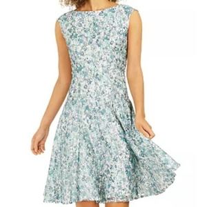 NY Collection Petite Floral Lace A Line Dress P XL